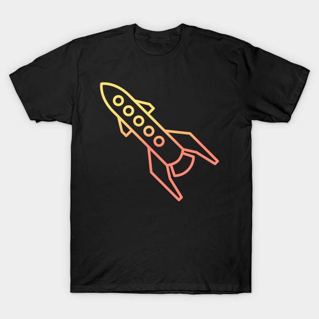 Rocket Art T-Shirt by Hastag Pos